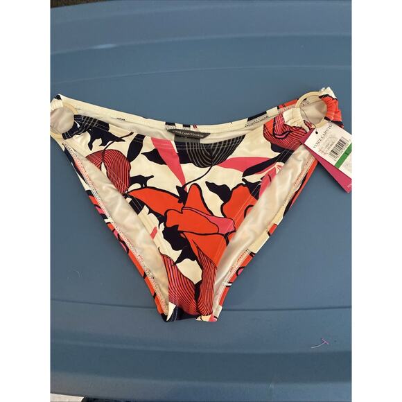 Vince Camuto Women's Ring-Detail Bikini Swim Bottom  Swimsuit Large NWT $65 - Picture 1 of 13